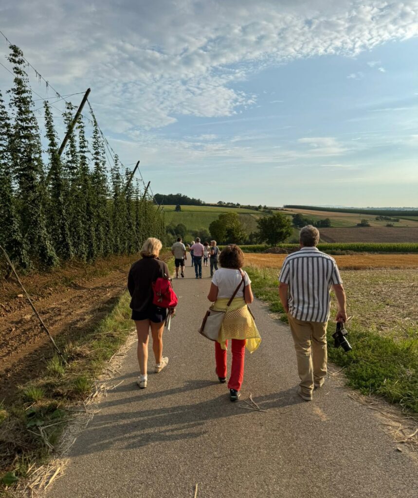 visite matinale sentier du houblon