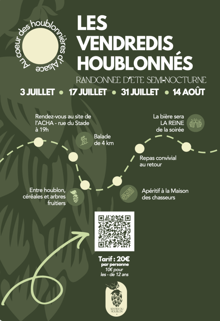 randonnée nocture sentier du houblon